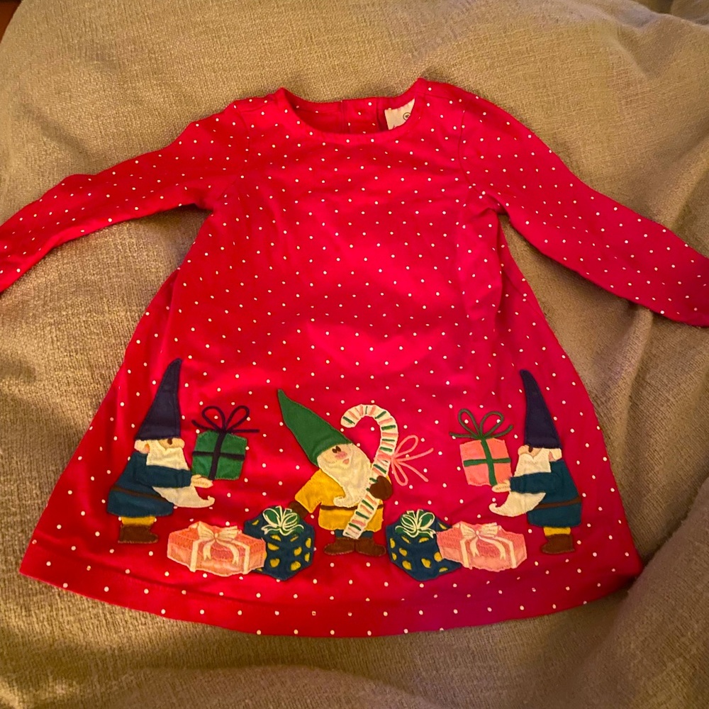 Lot of 2 cotton Christmas dresses from Hanna Andersson